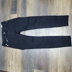 True religon Halle black mid rise super skinny jeans